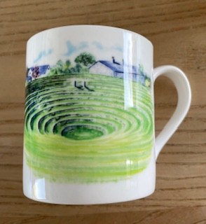 Mug printed with a watercolour of Gwennap Pit