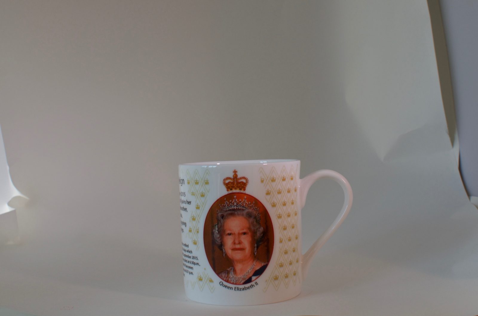 Queen Elizabeth II commemorative mug